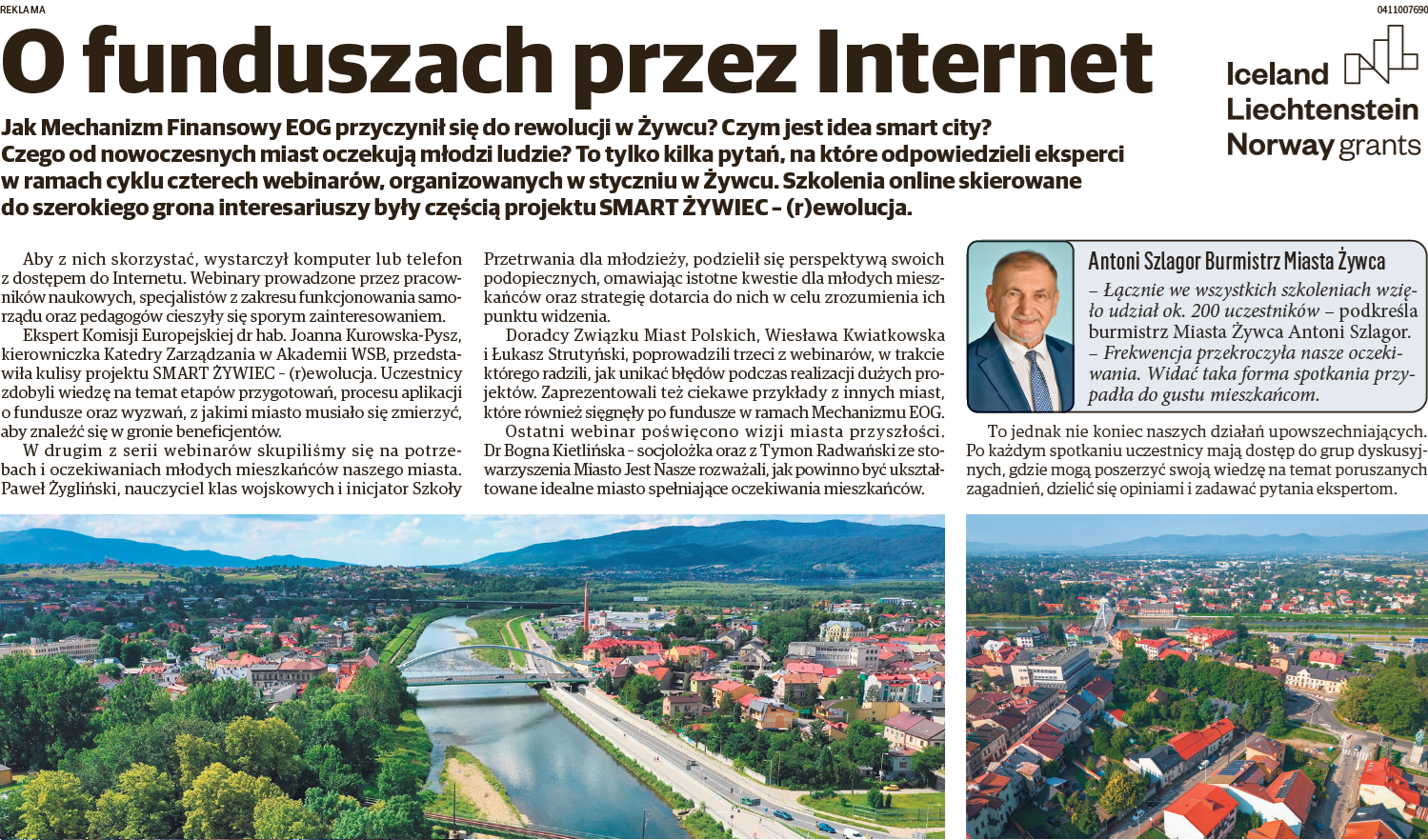 O funduszach przez Internet