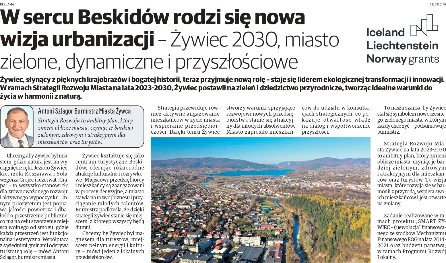 Strategia Miasta Żywiec na lata 2023-2030