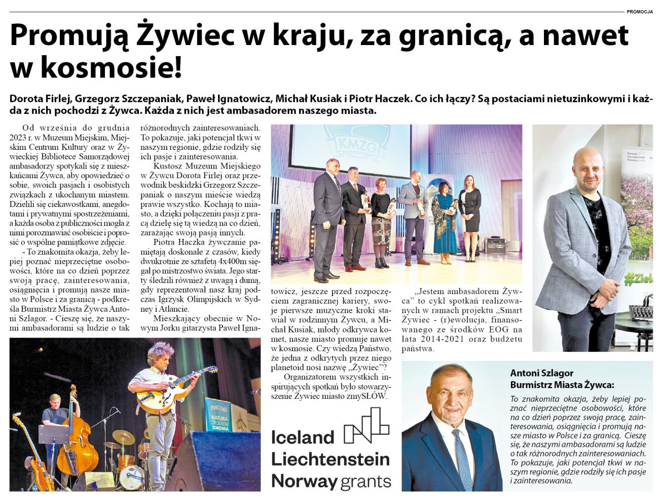 Promują Żywiec w kraju, za granicą, a nawet w kosmosie!