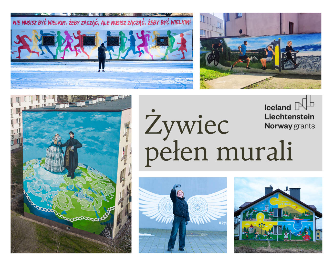 Żywiec stoi… muralami!