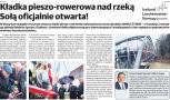 Otwarcie kładki pieszo-rowerowej na rzece Sole